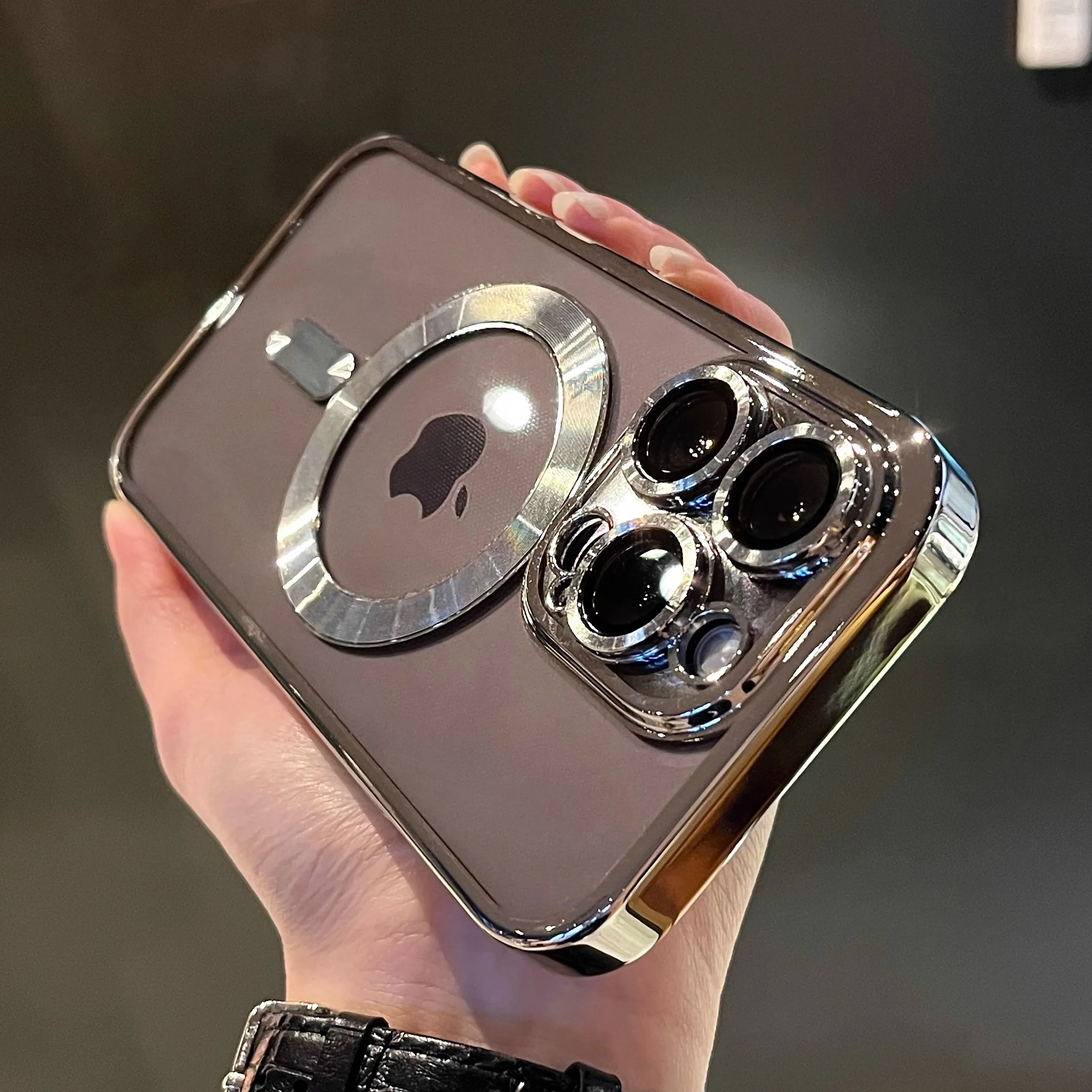 Funda Magnética de Lujo Compatible con MagSafe