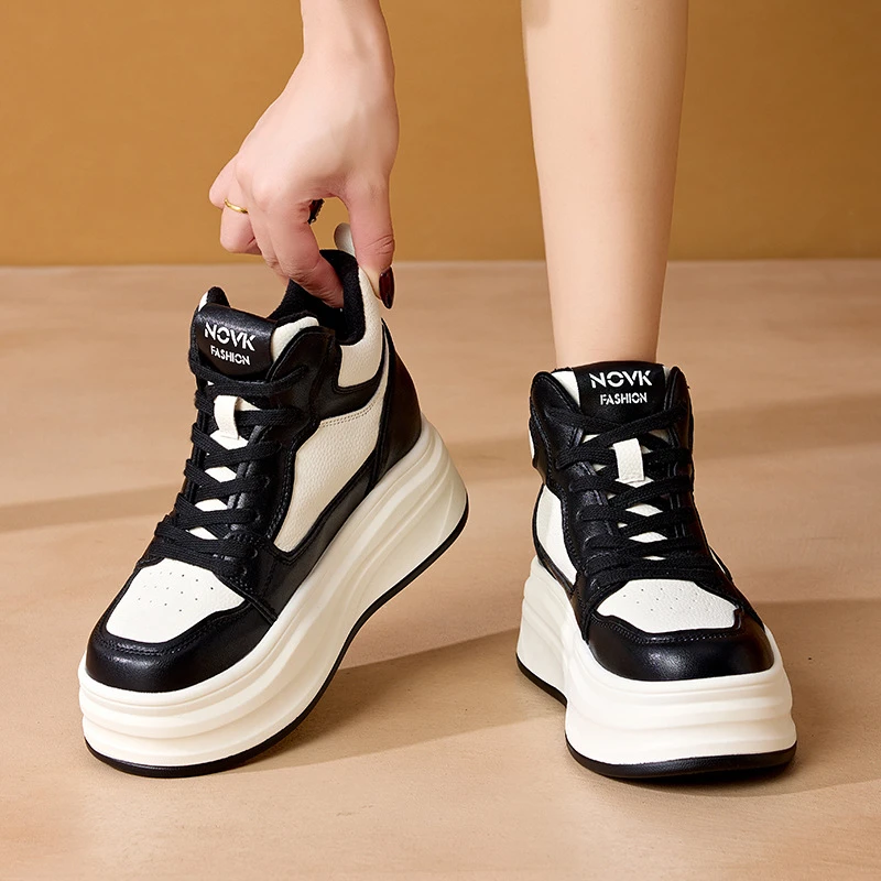 Zapatillas Altas Estilo Coreano con Plataforma