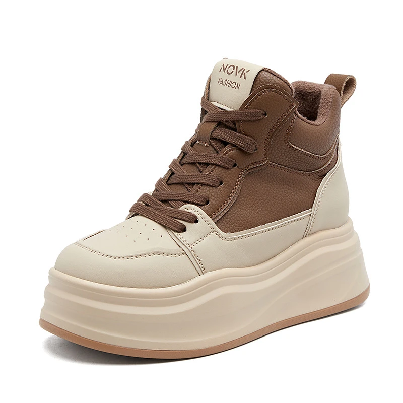 Zapatillas Altas Estilo Coreano con Plataforma