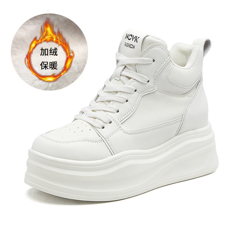 Zapatillas Altas Estilo Coreano con Plataforma - Imagen 3