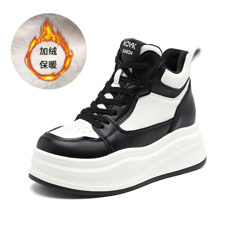 Zapatillas Altas Estilo Coreano con Plataforma - Imagen 2