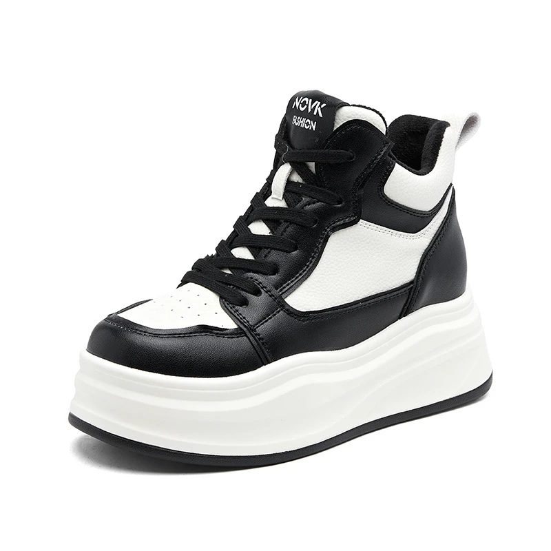 Zapatillas Altas Estilo Coreano con Plataforma - Imagen 4