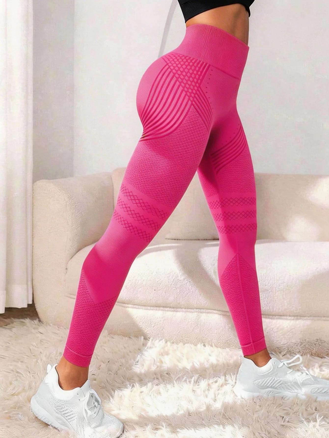 Leggings 3D Anticelulíticos de Cintura Alta