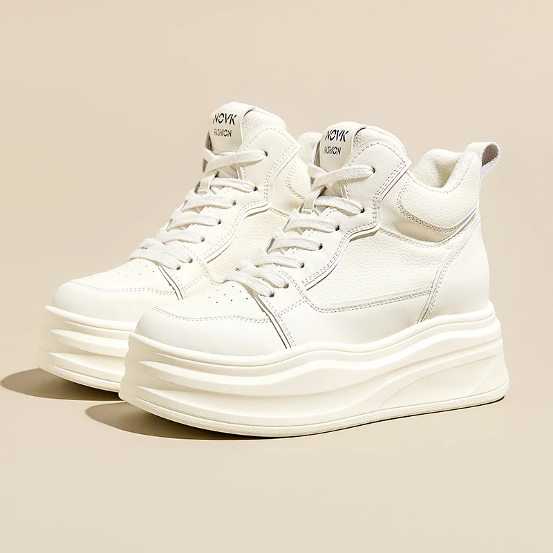 Zapatillas Altas Estilo Coreano con Plataforma