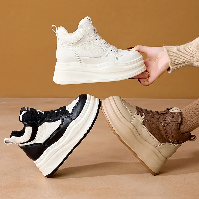 Zapatillas Altas Estilo Coreano con Plataforma