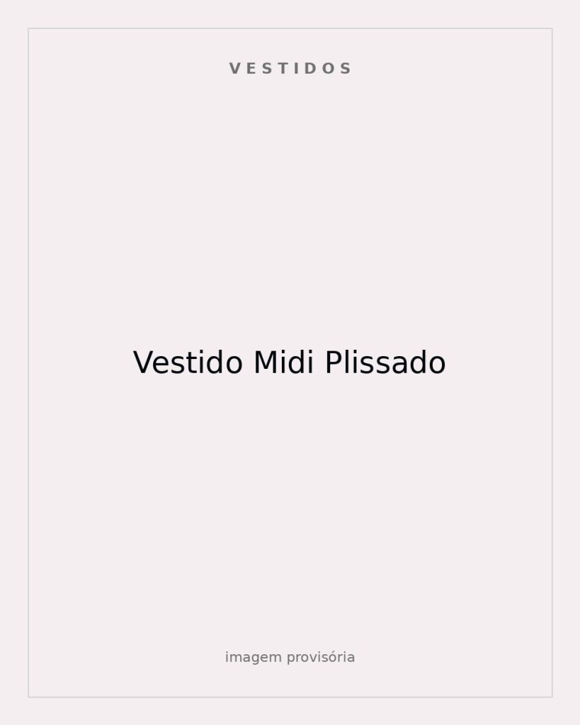 Vestido Midi Plissado