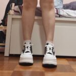 Foto de la opinión de Cliente sobre Zapatillas Altas Estilo Coreano con Plataforma